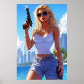 Vacation’s Over – Back from the Beach, Locked and  Poster (Vorne)