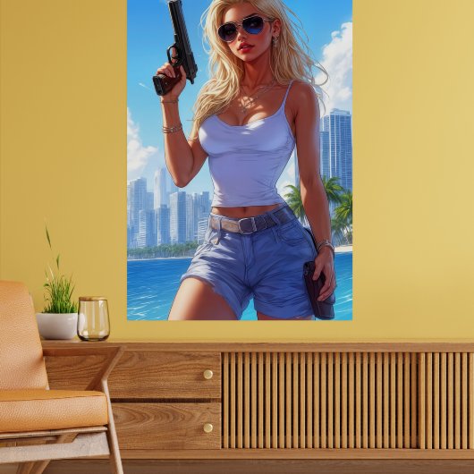 Vacation’s Over – Back from the Beach, Locked and  Poster (Wohnzimmer 2)