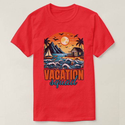Vacation Squad TShirt (Design vorne)