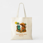 Vacation Time Tote Bag Tragetasche (Rückseite)