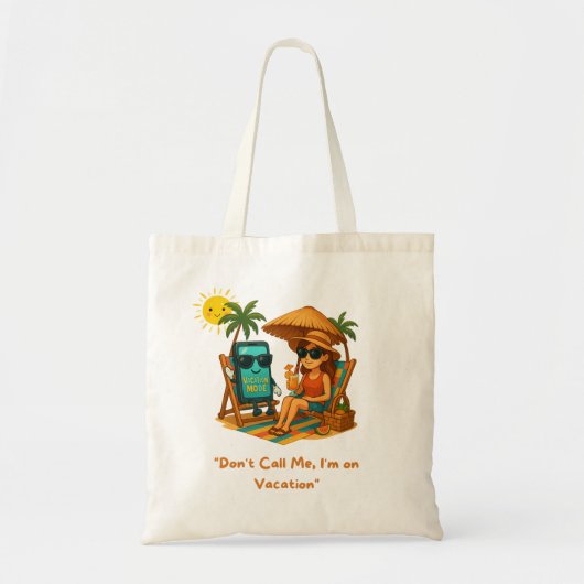 Vacation Time Tote Bag Tragetasche (Vorne)
