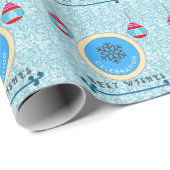 vacation vibes geschenkpapier (Rolleneckpunkt)