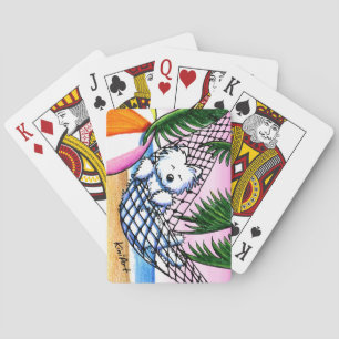 Vacation Westie Playing Cards Spielkarten
