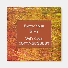 Vacation Zuhause Promo Wifi Code House Guest Magnet