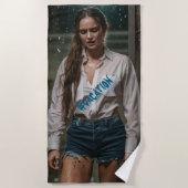 #vacationBeachTowel Strandtuch (Vorderseite)