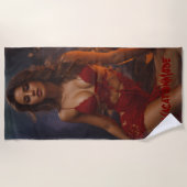 #VacationMode Beach Towel Strandtuch (Vorderseite)