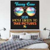 Vacay Crew 2024 Leinwanddruck (Insitu (Schlafzimmer))