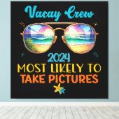 Vacay Crew 2024 Leinwanddruck (Insitu (Holzboden))