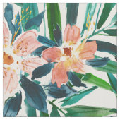 VACAY JEDEN TAG Tropical Palm Hibiskus Stoff (Nahaufnahme)