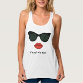 Vacay Ladys Red Lips Tank Top (Vorderseite)