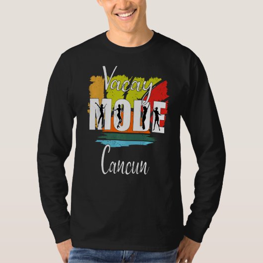 Vacay Mode Cancun 1 T-Shirt (Vorderseite)