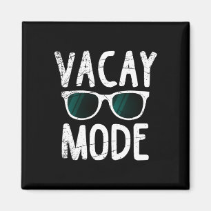 Vacay Mode Funny Family Vacation Beach Holiday Tra Magnet