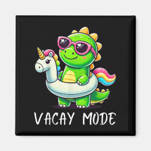 Vacay Mode Niedlich Dinosaur Shirt Funny Family Va Magnet