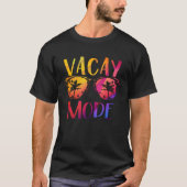 Vacay Mode Retro Vacation Summer Cruise Holiday Va T-Shirt (Vorderseite)