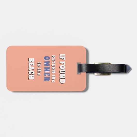 Vacay Mode, STRANCHES Gepäckstück Gepäckanhänger (Rückseite horizontal)