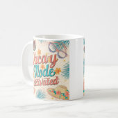 Vacay-Modus aktiviert Sommerbehandlungen Kaffeetasse (Vorderseite Links)