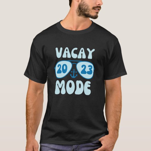 Vacay-Modus Niedlicher Urlaub Sommerreise Fahrt we T-Shirt (Vorderseite)