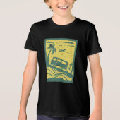 Vacay-Modus Tri-Blend Shirt (Vorderseite)