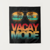 Vacay-Modus Wandteppich (Vorderseite)