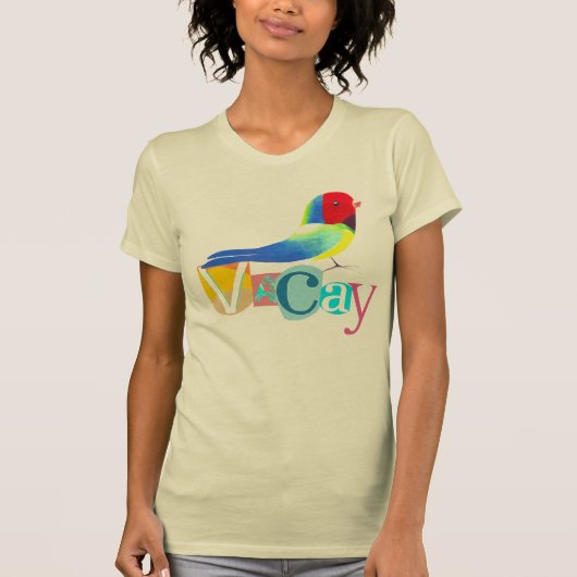 Vacay Rainbow T-Shirt (Vorderseite)