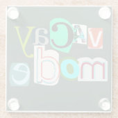 Vacay-Retromodus Glasuntersetzer (Rückseite)