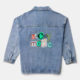 Vacay-Retromodus Jeansjacke