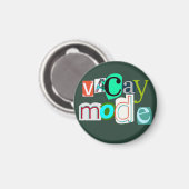 Vacay-Retromodus Magnet (Vorderseite/Rückseite)