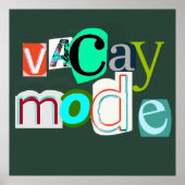 Vacay-Retromodus Poster (Vorne)