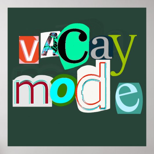 Vacay-Retromodus Poster (Vorne)