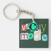 Vacay-Retromodus Schlüsselanhänger (Vorderseite)