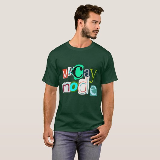 Vacay-Retromodus T-Shirt (Vorne ganz)