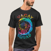 Vacay Squad 2023 Kreuzfahrtschiff Familienmatc T-Shirt (Vorderseite)