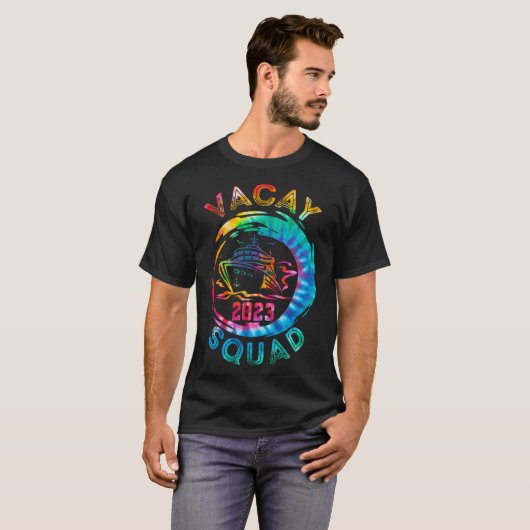 Vacay Squad 2023 Kreuzfahrtschiff Familienmatc T-Shirt (Vorne ganz)
