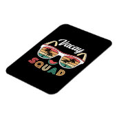 Vacay Squad Funny Beach Sommerurlaub Magnet (Linke Seite)