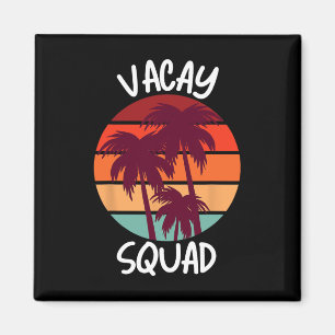Vacay Squad Sommerferien Familienurlaub Reise Pa Magnet