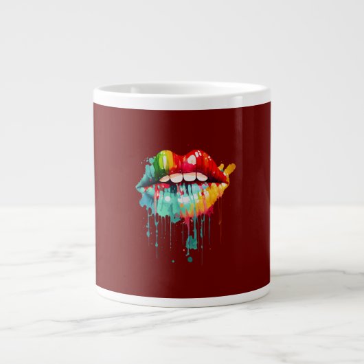 Vacay Vibes Jumbo-Tasse (Vorderseite)
