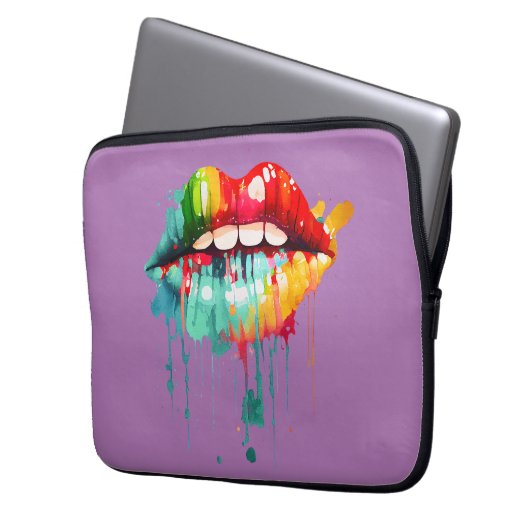 Vacay Vibes Laptopschutzhülle (Vorderseite Links)