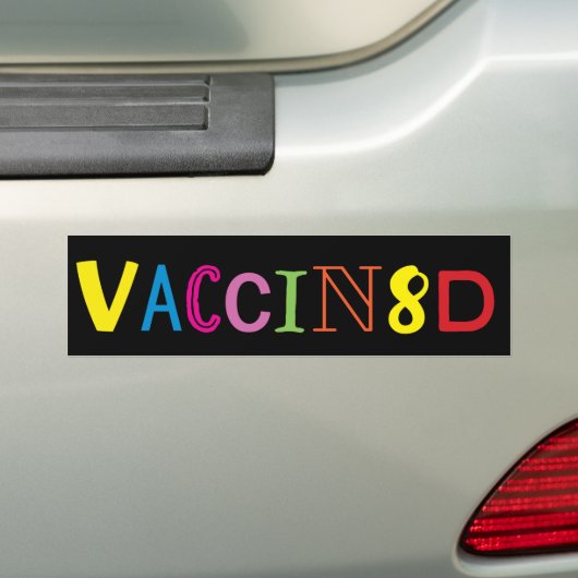 VACCIN8D (Neon Multicolor/Black) Autoaufkleber (Auf Auto)