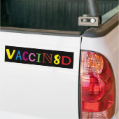 VACCIN8D (Neon Multicolor/Black) Autoaufkleber (Auf Lkw)
