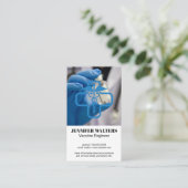 Vaccine | Medicine Health Care Logo Visitenkarte (Stehend Vorderseite)