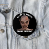 VACCINE VACCATED LARGE BUTTON (Beispiel)