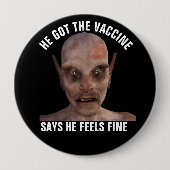VACCINE VACCATED LARGE BUTTON (Vorderseite)