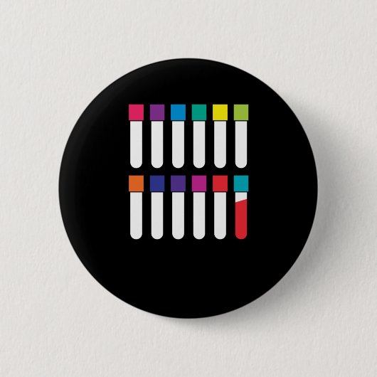 Vacutainer Blut Phlebotomie Phlebotomist Geschenk Button (Vorderseite)