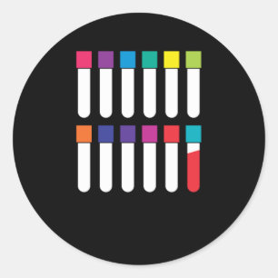 Vacutainer Blut Phlebotomie Phlebotomist Geschenk Runder Aufkleber