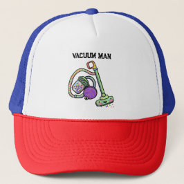 Vacuum Man Trucker Hat Truckerkappe