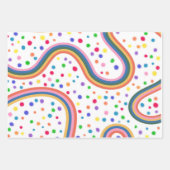 Vacuum Party Wrapping Paper Geschenkpapier Set (Vorderseite 2)