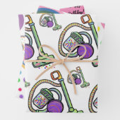 Vacuum Party Wrapping Paper Geschenkpapier Set (Beispiel)