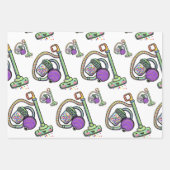 Vacuum Party Wrapping Paper Geschenkpapier Set (Vorderseite)