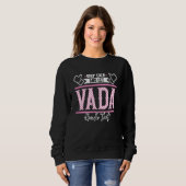 Vada Bleib ruhig und lass Vada das regeln Sweatshirt (Vorne ganz)