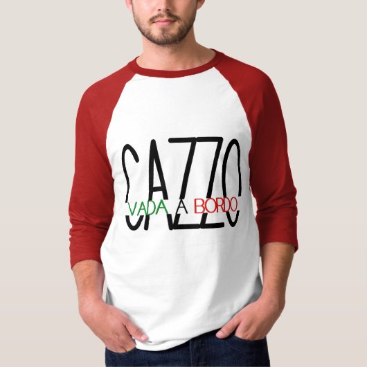 Vada ein Bordo Cazzo T-Shirt (Vorderseite)